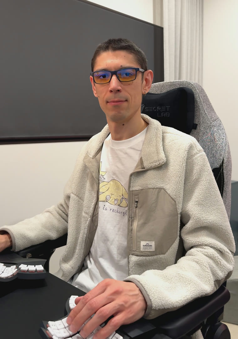 Ruslan Akchurin at his desk in Sydney